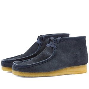 Clarks Originals Navy Suede Wallabee 